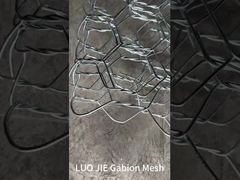 The details of the cage net product freshly processed by the cage net machine