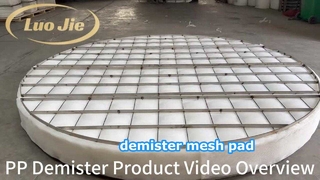 Finished product display of Demister Pad made of polypropylene (PP) material