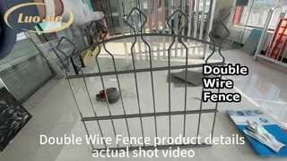 Double Wire Fence product details actual shot video
