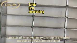 Product Display of Steel Grating