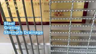 Product shot video of steel grating using toothed flat steel